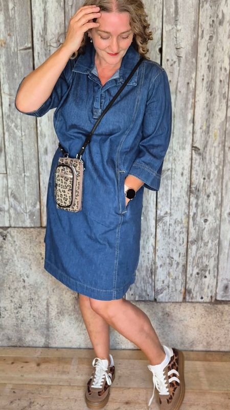 PIN Kjole Dark Blue Wash