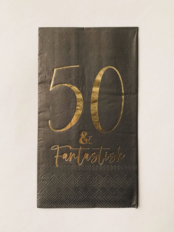 SERVIETT 50 & Fantastisk