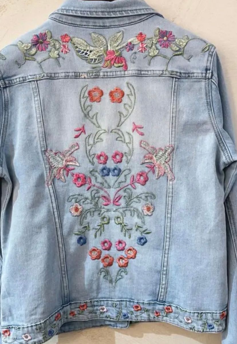 BOHEME Jeansjakke Broderi 