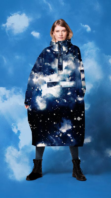 RAINKISS Starry Night Regnponcho