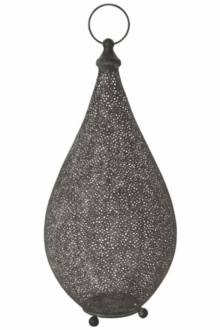 Hovedbilde LANTERNE Dråpe Sort Antikk H 48 cm 