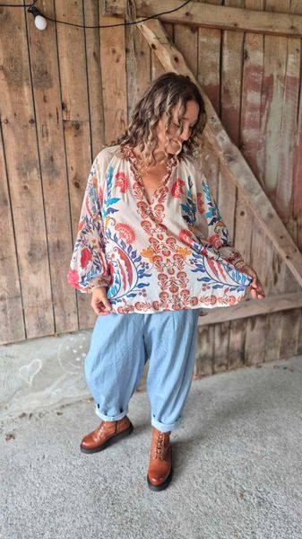 Hovedbilde PEACOCK Bluse Marsala Red