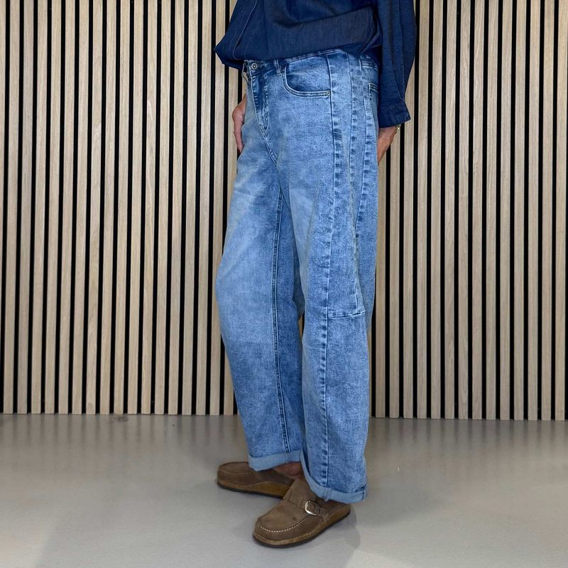 MOWITA Barrel Jeans Light Blue