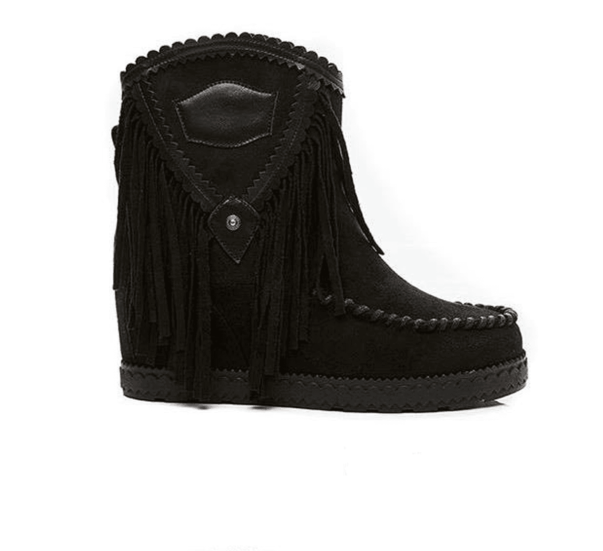 FRINGE Boots Sort 
