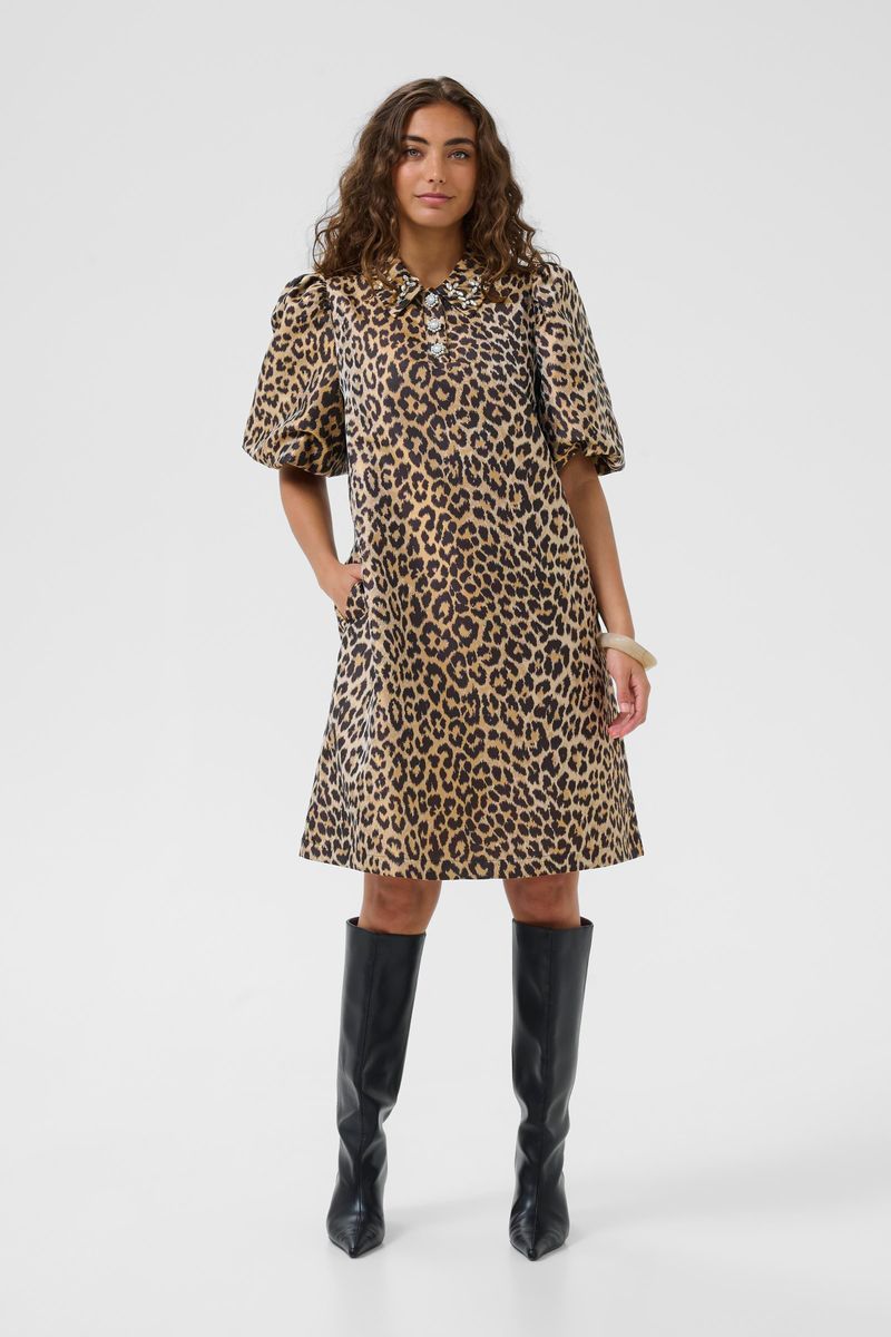 CAROL Muxi Kjole Leopard