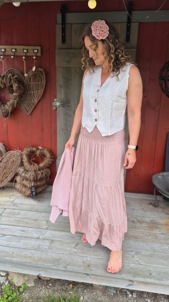 Hovedbilde PRINCESS Langt Skjørt Rosa ...
