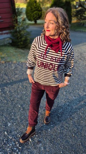 Hovedbilde FENJA Genser Moro/Bordeaux