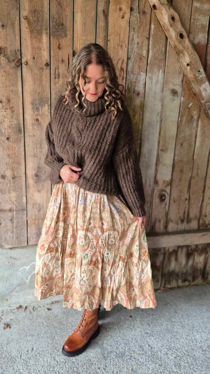 NADINA Kjole Camello